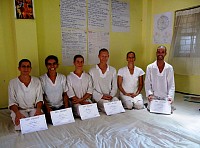 Integrated Zen Shiatsu course 2010/11 - the last day, with well-earned diplomas and bright smiles