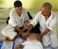 Zen Shiatsu 3 - learning and mapping the hara diagnosis and locating the energetic organ association areas on the body.