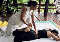Zen Shiatsu treatment  - a holistic approach, working on the physical body and the energy systems  to restore balance and harmony.